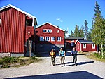 Zurück in der Zivilisation in der Kvikkjokk Fjällstation